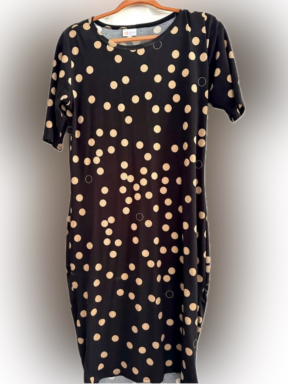 Lularoe dress . Fun polka dots
